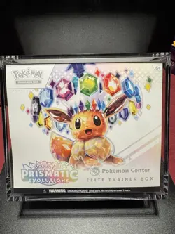 Pokemon TCG Prismatic Evolutions Pokemon Centre ETB - Factory Sealed New - Image 1