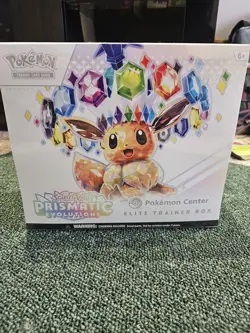 Pokemon TCG Scarlet & Violet Prismatic Evolutions Pokemon Centre ETB - Image 1
