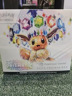 Pokemon TCG Scarlet & Violet Prismatic Evolutions Pokemon Centre ETB - Image 3