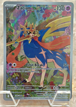 Zacian 100/094 - Phantasmal Flames - Illustration Rare - NM - Pokemon TCG (EN) - Image 1