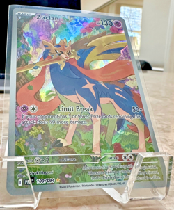 Zacian 100/094 - Phantasmal Flames - Illustration Rare - NM - Pokemon TCG (EN) - Image 2