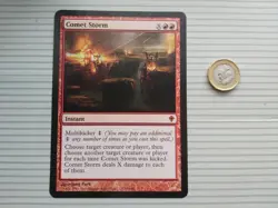 Magic: the Gathering - Worldwake ~ Mythic ~ Comet Storm (OVERSIZED) - Image 1