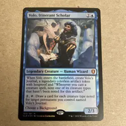 x1 Volo, Itinerant Scholar - Foil M MTG Commander Legends: Battle for Baldur's G - Image 1