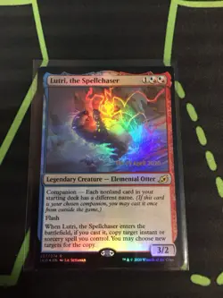 MTG Magic The Gathering Lutri, The Spellchaser Foil Prerelease Promo Izzet - Image 1