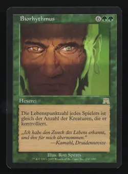 Biorhythmus / Biorhythm - Aufmarsch / Onslaught - Near Mint - Deutsch - MTG - Image 1