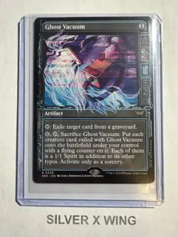 Ghost Vacuum Showcase x1, MTG, Duskmourn: House of Horror,Magic the Gathering,NM - Image 1
