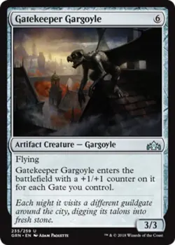 Gatekeeper Gargoyle - Foil - Guilds of Ravnica #235/259 MTG Magic The Gathering - Image 1