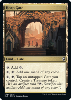 Heap Gate - Commander Legends: Battle for Baldur's Gate #354/361 MTG Magic The G - Image 1