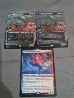 MTG Lutri, the Spellchaser X3!!!X2 Borderless 0052 X1 Regular NM Condition - Image 1