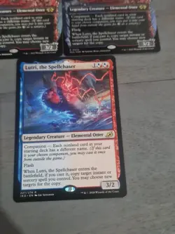MTG Lutri, the Spellchaser X3!!!X2 Borderless 0052 X1 Regular NM Condition - Image 4