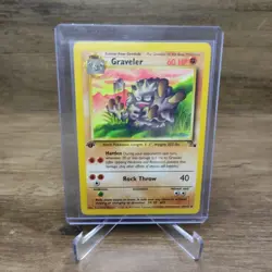 Graveler 1st Edition Fossil Pokemon Card Uncommon 37/62 WOTC - NM Near Mint - Image 3