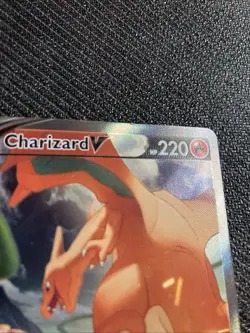 Pokemon SWSH9 Brilliant Stars Charizard V ALT FULL ART 154/172 Holo NM-LP - Image 4