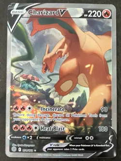 Charizard V | 154/172 | Brilliant Stars | NM | Holo | Alt Art | Pokemon TCG - Image 1