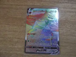 Orbeetle Vmax 186/185 MINT Vivid Voltage Rainbow Rare Holo Pokemon Card PF - Image 1