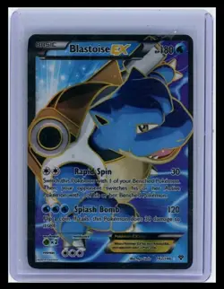 Blastoise EX Full Art 142/146 Pokemon XY Base Set 2014 - Image 1