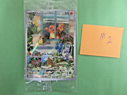 CHARMANDER 044 44 Pokemon Obsidian Flames holo TCG Promo Card NM Sealed SVP # 2 - Image 2