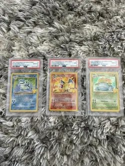 2021 Pokemon Celebrations Holo Classic Blastoise Charizard Venusaur PSA 10 & 9 - Image 1