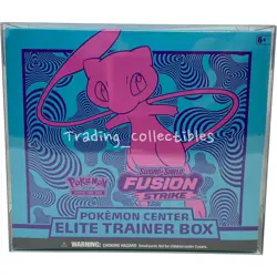 Fusion Strike Pokemon Center Sword and Shield Elite Trainer Box ETB With Case - Image 1