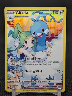 Pokemon TCG Altaria SWSH12: Silver Tempest Trainer Gallery TG11/TG30 Full Art - Image 1