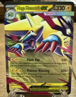 Mega Manectric EX 050/132 Near Mint Mega Evolution Pokemon TCG English - Image 1