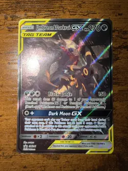 Pokemon TCG Umbreon & Darkrai GX SM241 Sun & Moon Promo PSA 10 CONTENDER NM - Image 1