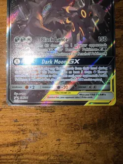 Pokemon TCG Umbreon & Darkrai GX SM241 Sun & Moon Promo PSA 10 CONTENDER NM - Image 3