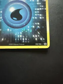 Water Energy - 103/106 - Pokemon EX Emerald Holo Pokemon HP - Image 5