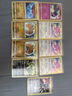 Pokemon Tcg - Cosmos Holo Lot (9) Lucario / Salamence / Gardevoir / Dragonite - Image 1