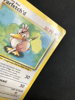 Pokemon Farfetch'd 27/102 Set Base Prima Edizione Wizards ITA Carte Vintage - Image 3
