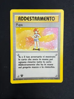Pokemon Pupa 75/102 Set Base Rara Prima Edizione Wizards ITA Carte Vintage - Image 1