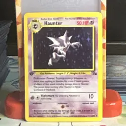 Pokemon Haunter 1st edition Fossil 6/62 Holo Rare 1999-2000 Near mint - Image 1