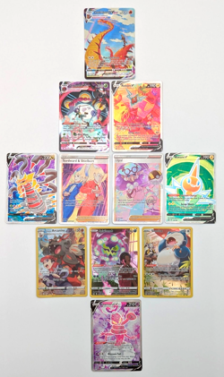 Lot of 11 Pokemon TCG Snorlax Arcanine Giratina Centiskorch Trainer Gallery Rare - Image 1