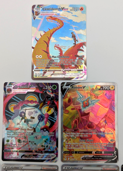 Lot of 11 Pokemon TCG Snorlax Arcanine Giratina Centiskorch Trainer Gallery Rare - Image 2
