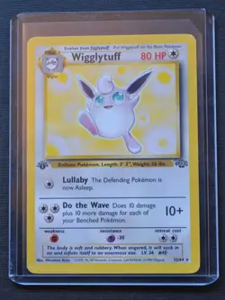 Wigglytuff #32 / 64 1st Edition Jungle - NM - Pokemon 1999 TCG WOTC Vintage - Image 5