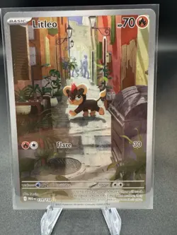 Pokemon TCG Mega Evolution - Litleo - 139/132 - Illustration Rare ✅NM / MINT ✅ - Image 1