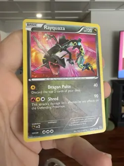 Rayquaza 128/124 - Pokemon TCG Dragons Exalted SECRET RARE Shiny - LP - Image 3
