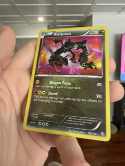 Rayquaza 128/124 - Pokemon TCG Dragons Exalted SECRET RARE Shiny - LP - Image 5