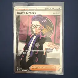 Boss’s Orders 256/217 Ultra Rare Full Art Pokemon TCG Ascended Heroes NM - Image 1