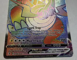 Pokemon Evolving Skies Dracozolt VMAX 210/203 Rainbow Holo Secret Rare NM/M - Image 2