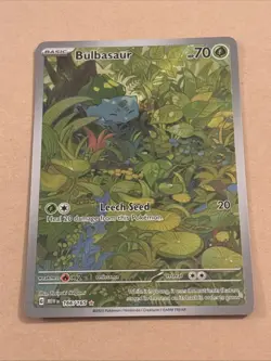 Bulbasaur Holo Card 166/165 Scarlet & Violet 151 Series Near Mint Condition - Image 1