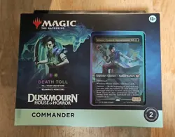 MTG Duskmourn Death Toll Commander Deck Magic The Gathering Trading Card Game - Image 1