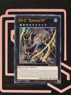 BPRO-EN043 K9-X ''Ripper/M'' Ultra Rare 1st Ed YUGIOH - Image 1