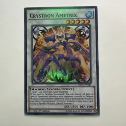 Yugioh! Crystron Ametrix - INOV-EN045 - Super Rare - 1st Edition NM - Image 1