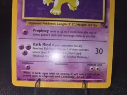 Pokemon TCG Hypno (23) 23/62 Fossil Rare card Unlimited LP - Image 5