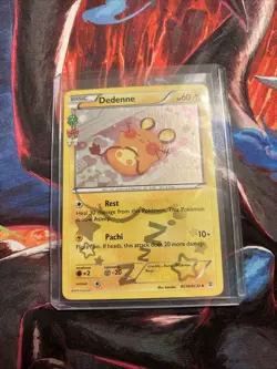 Dedenne Pokemon TCG Generations Radiant Collection Holo Card RC10/RC32 LP - Image 1