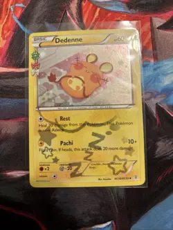 Dedenne Pokemon TCG Generations Radiant Collection Holo Card RC10/RC32 LP - Image 3
