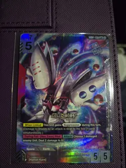ENGLISH Qubeley Newtype Challenge Prize Card Gundam TCG 1st Place Winner Promo - Image 1