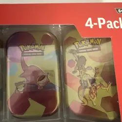 Pokemon TCG 151 Mini Tins 4 Pack + 4 Promos 💎SEALED💎 Sams Club Exclusive NEW - Image 4