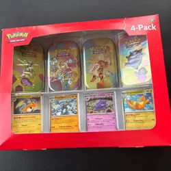 Pokemon TCG 151 Mini Tins 4 Pack + 4 Promos - SEALED - Sams Club Exclusive NEW - Image 4