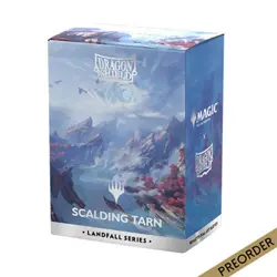 Dragon Shield Standard 100ct Matte Dual Art Magic MTG Landfall Series Scalding T - Image 1